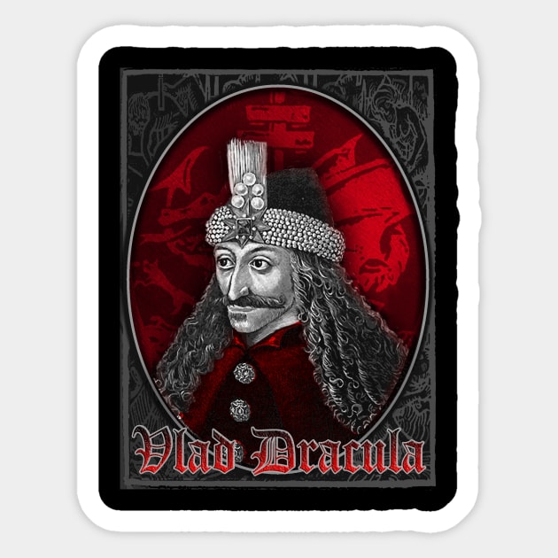 Vlad Dracula Gothic Sticker by monstermangraphic